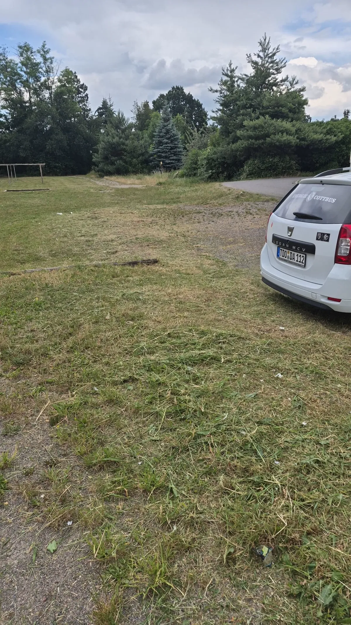 Gepflegte Hecke und Außenanlage
